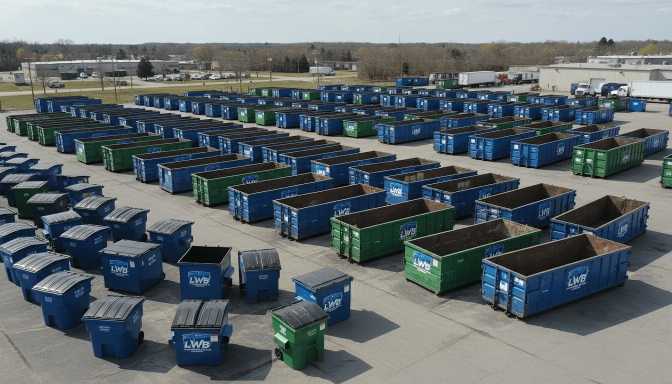 Drone View Off Our Dumpsters